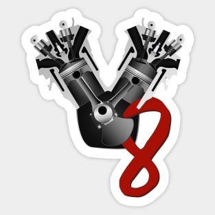 V8 Sticker